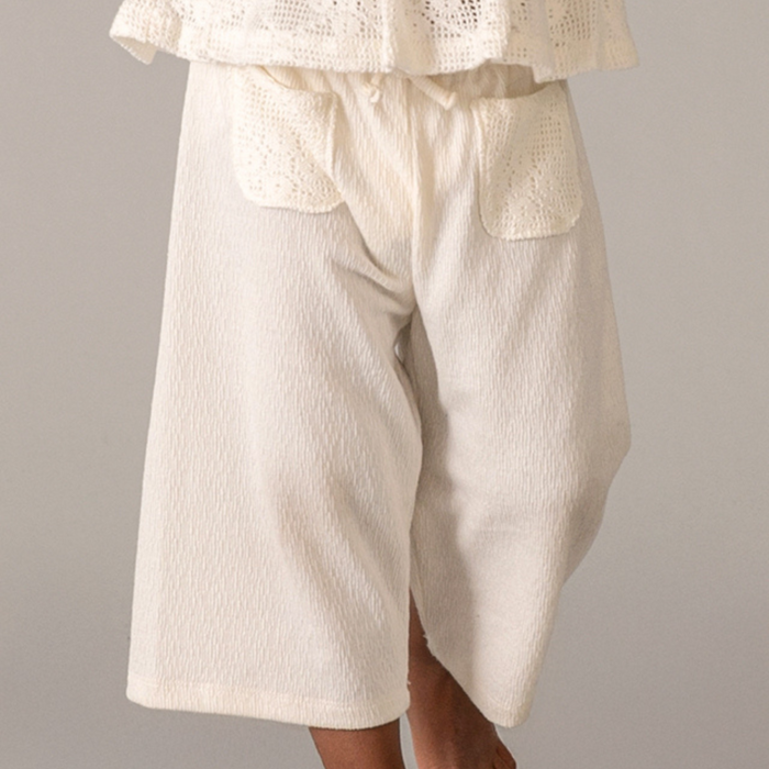 Mayoral - Combined long pants set - Off White