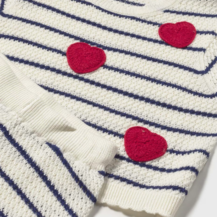 Mayoral - Set van top en broek met hartjes