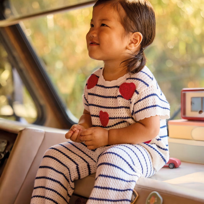 Mayoral - Set van top en broek met hartjes