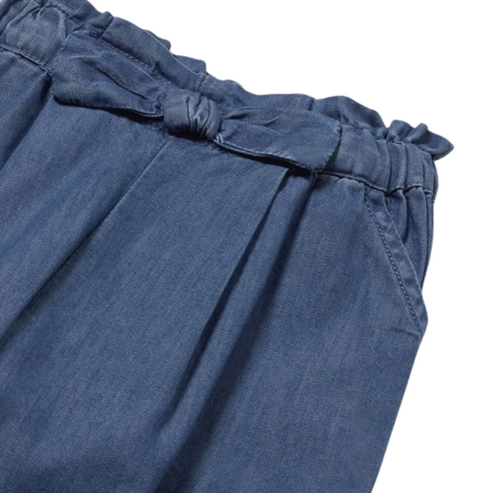 Mayoral - Long flowy trousers baby - Dark denim