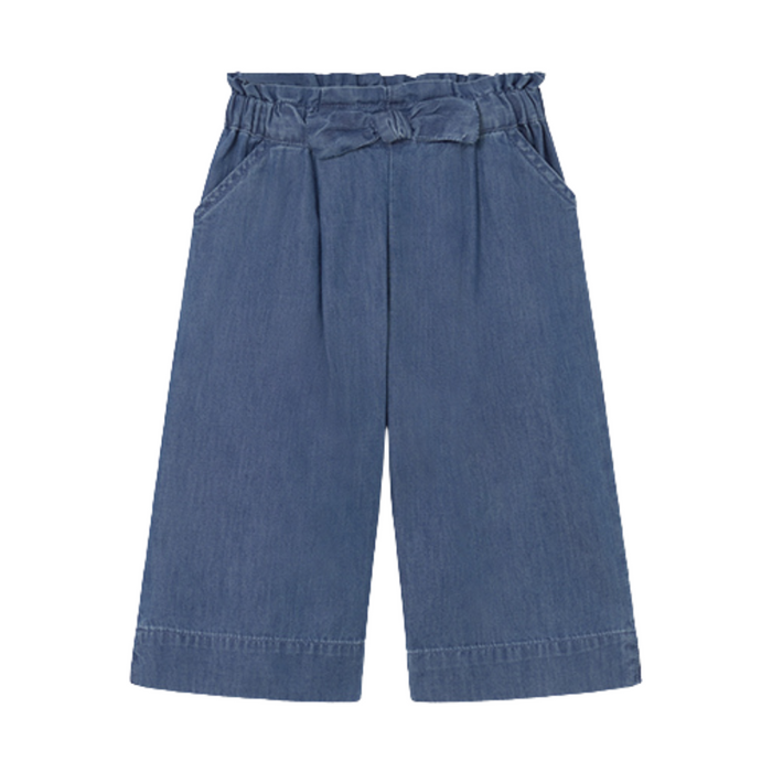 Mayoral - Long flowy trousers baby - Dark denim