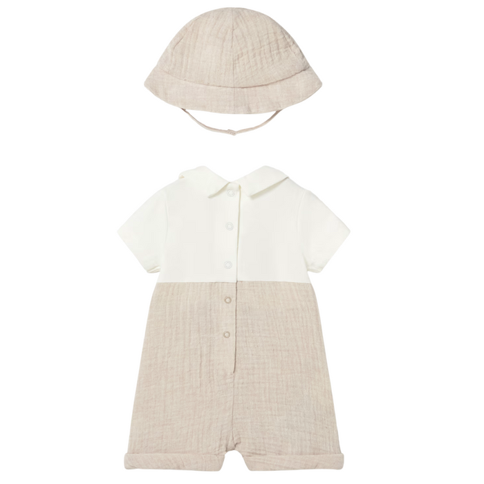 Mayoral - Newborn romper met hoedje