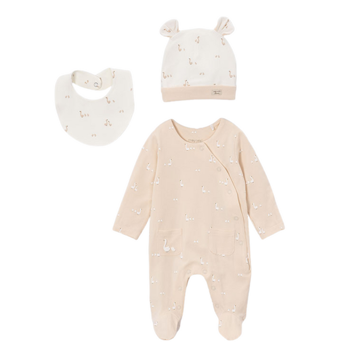 Mayoral - Long pyjama gift set met gansjes