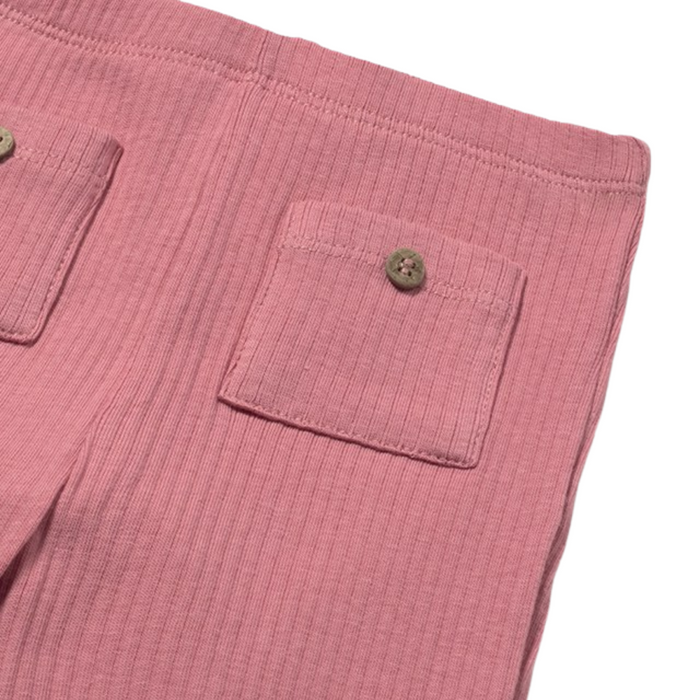 Mayoral - Ribbed and flared leggings - Blush pink