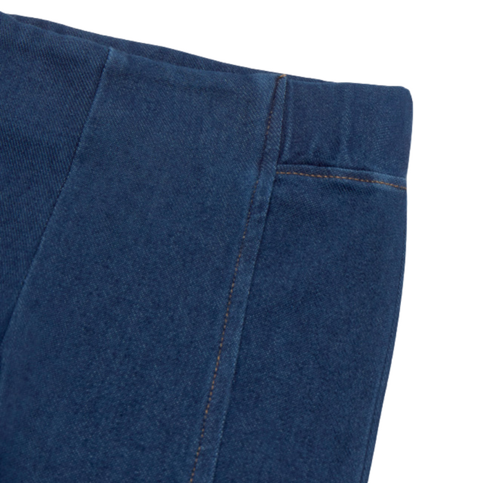 Mayoral - Knit flared leggings - Dark denim