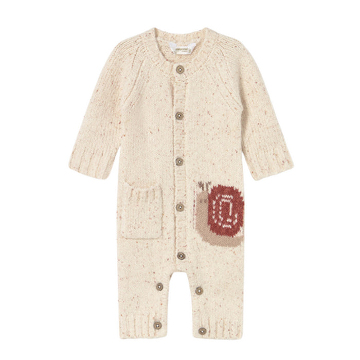 Mayoral - Tricot romper Offwhite