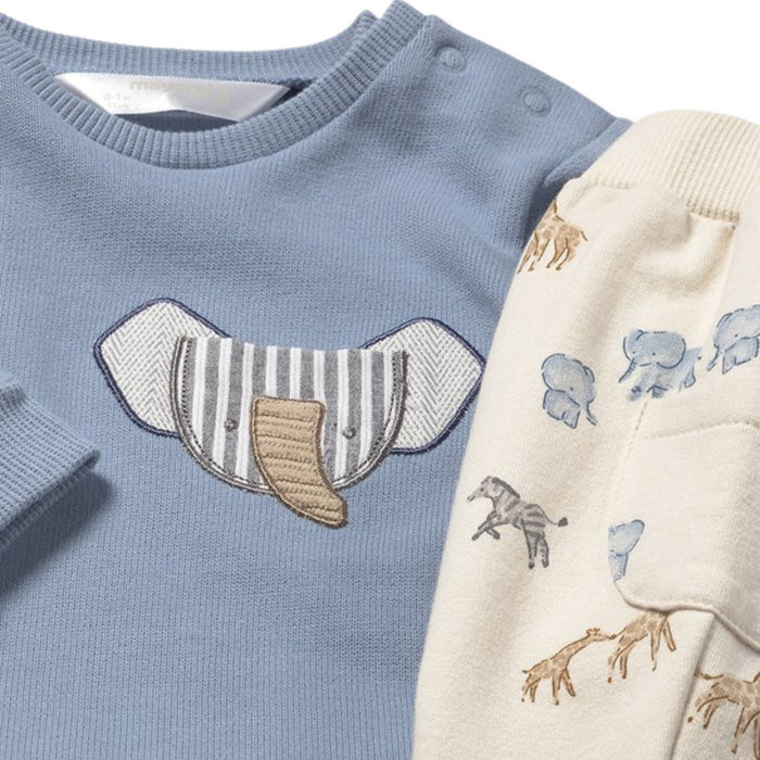 Mayoral - Knit set (4 garments) Blue bell