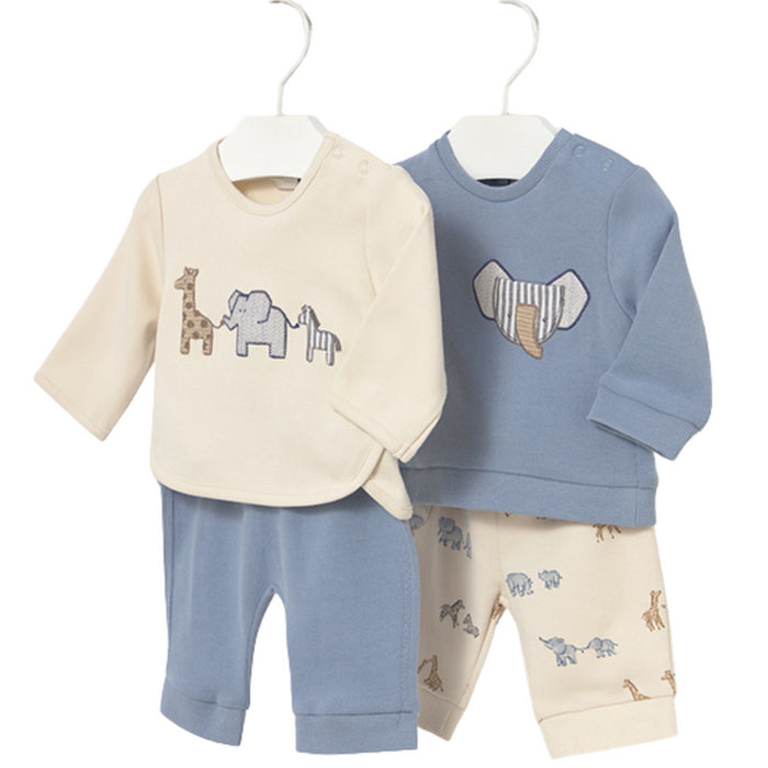 Mayoral - Knit set (4 garments) Blue bell