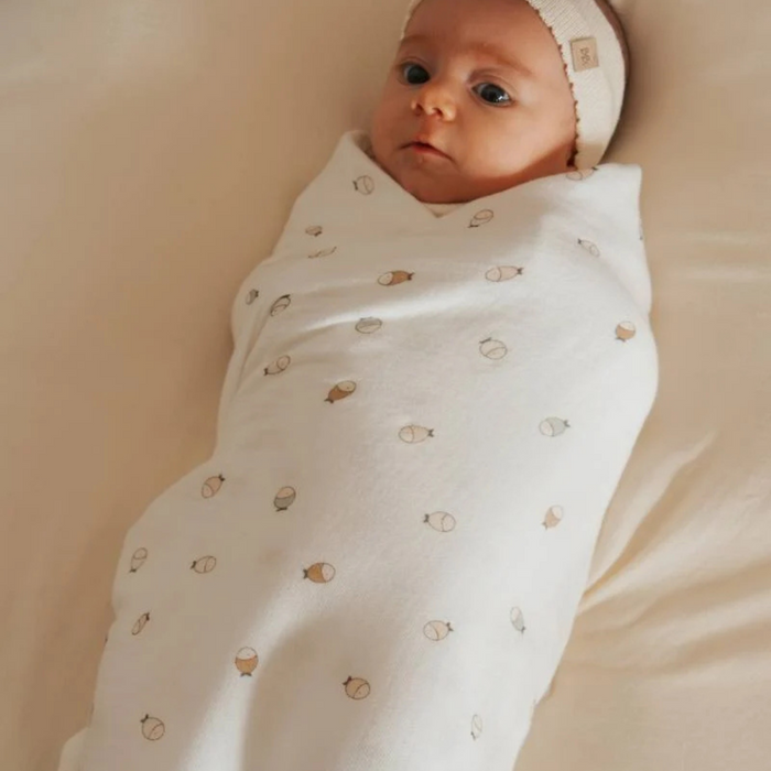 Bamboom - Swaddle Muslin XL multi-uso 120x120cm 2-Pack FISHES