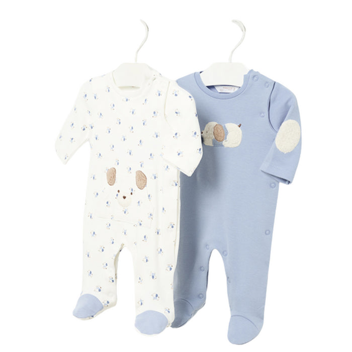 Mayoral - 2pc set rompers - Sky