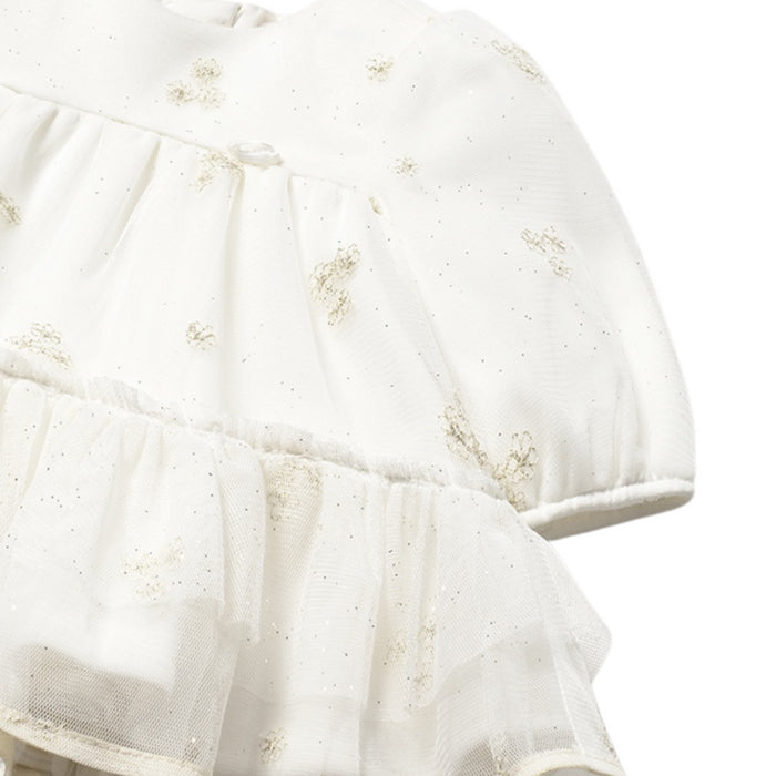 Mayoral - Tulle dress Natural