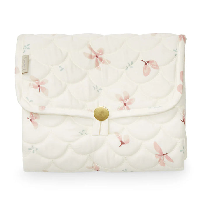 Camcam - Changing Mat, Quilted - OCS Windflower Creme