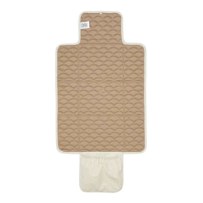 CamCam - Quilted Changing Mat - OCS Classic Stripes Camel