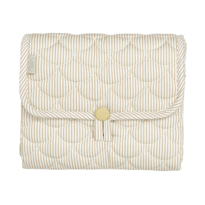 CamCam - Quilted Changing Mat - OCS Classic Stripes Camel