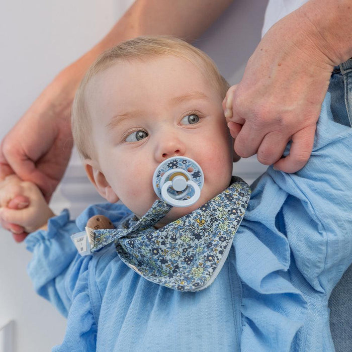 Bibs - Liberty Duo 2-pack Eloise Dusty blue mix T1
