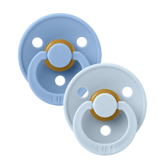 Bibs - Studio Colour Fopspenen 2 Pack - Sky Blue/Baby Blue T1