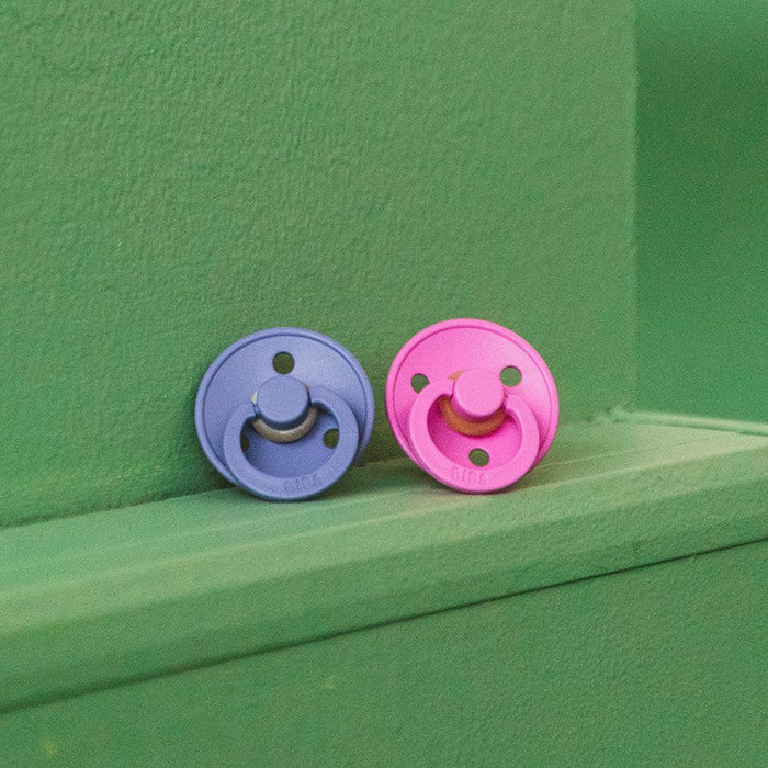 Bibs - Studio Colour Fopspenen 2 Pack - Duo Bubblegum/Peri T1