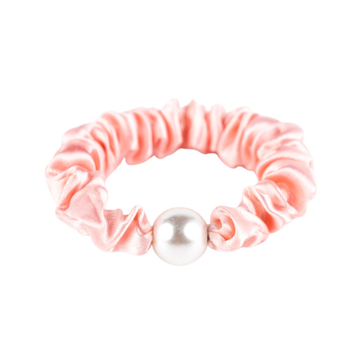 Busy Lizzie - Scrunchie - Pearl - Light pink