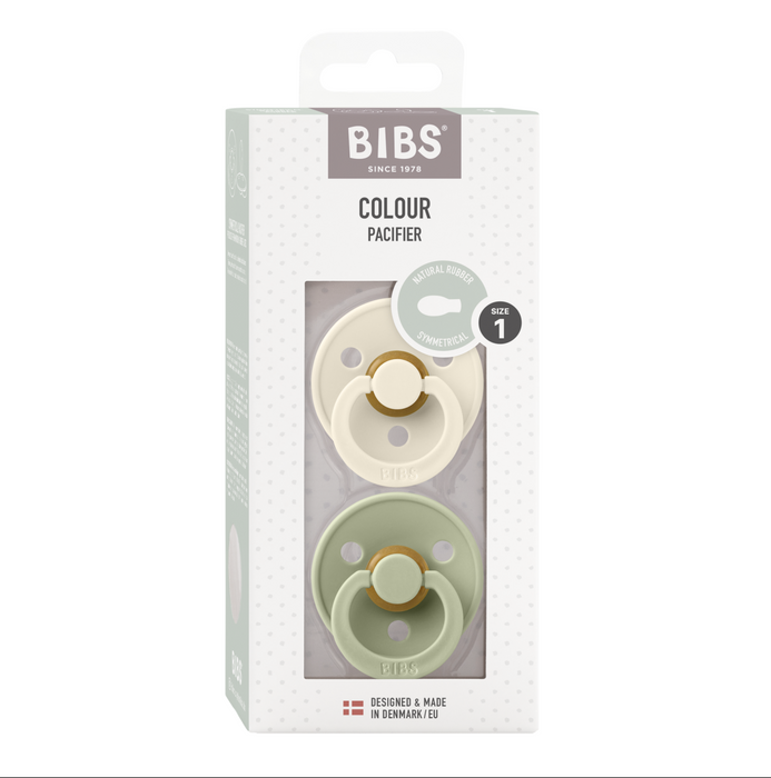 Bibs - 2-PACK SYMMETRICAL Nipple T1 - Sage/Ivory