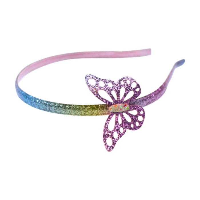 Busy Lizzie - Head band Butterfly