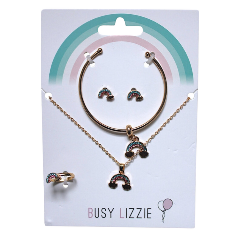 Busy Lizzie - Jewelry giftset - rainbow