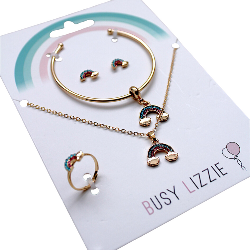 Busy Lizzie - Jewelry giftset - rainbow