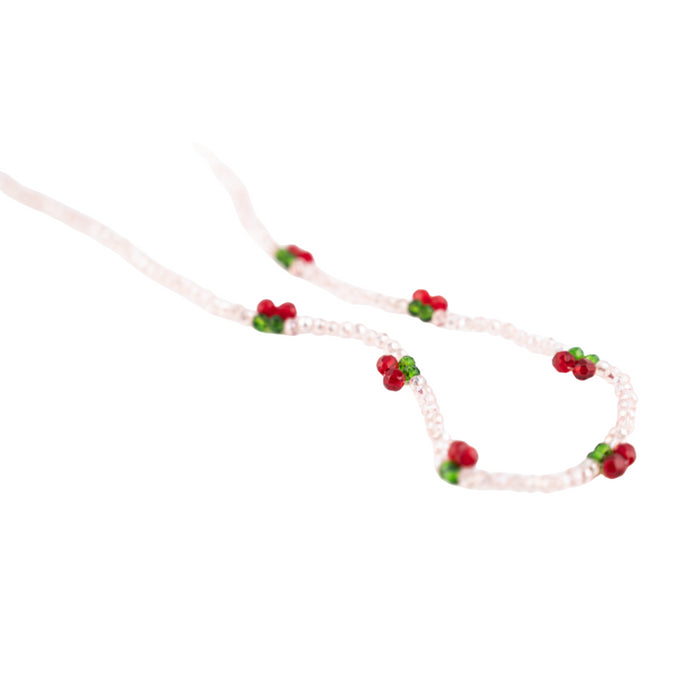 Busy Lizzie - Necklace - Cherries - Pink