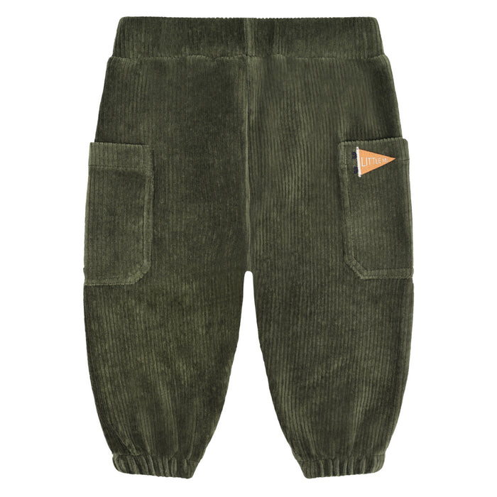 Hust and Claire - Gus Ribbed velour - Deep Ivy