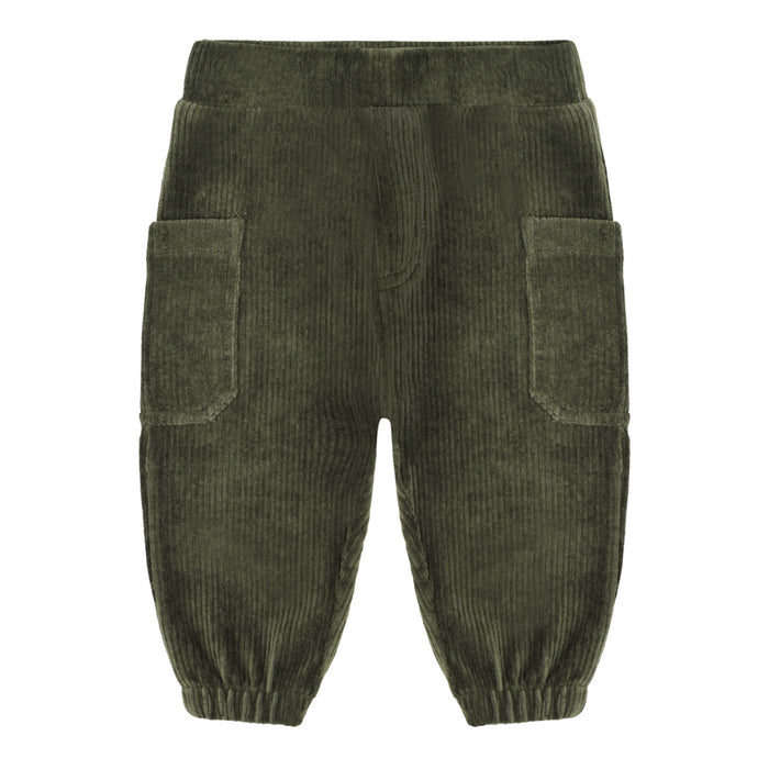 Hust and Claire - Gus Ribbed velour - Deep Ivy