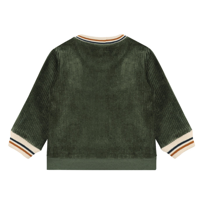 Hust and Claire - Sofus ribbed velour - Deep Ivy