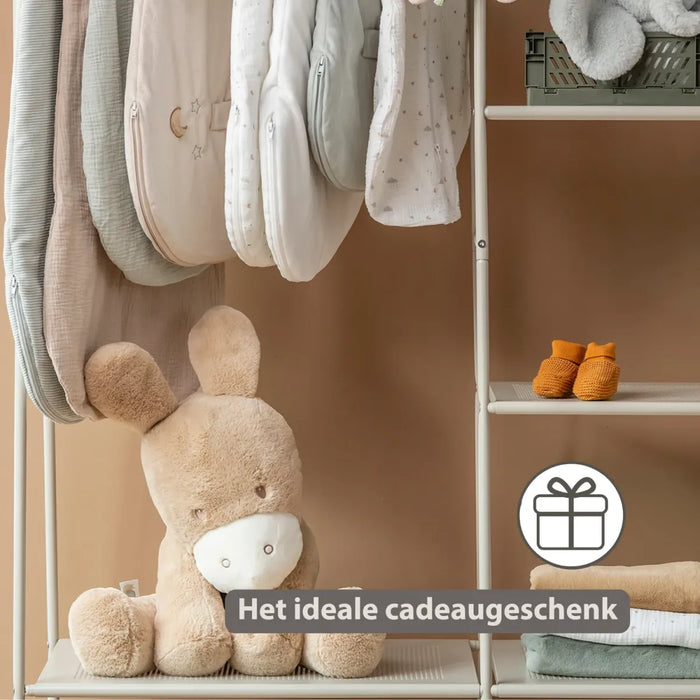 Nattou - LouLou knuffel ezel (60cm) - Karamel