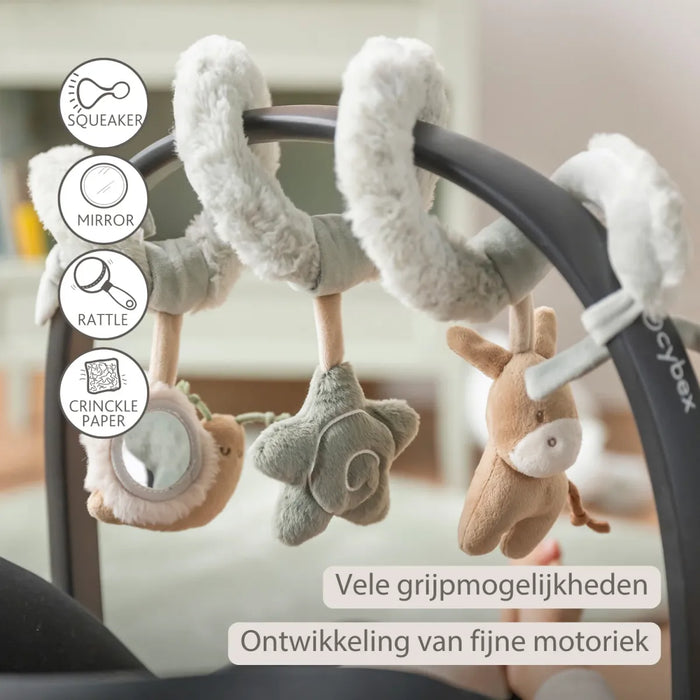 Nattou - LouLou Activiteitenspiraal - Zachte Kleuren