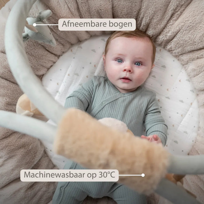 Nattou - LouLou - Speeltapijt rond poef met bogen