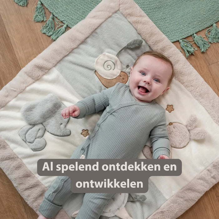 Nattou - LouLou  Speeltapijt vierkant met bogen (80x80cm)