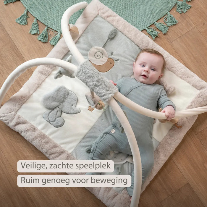 Nattou - LouLou  Speeltapijt vierkant met bogen (80x80cm)