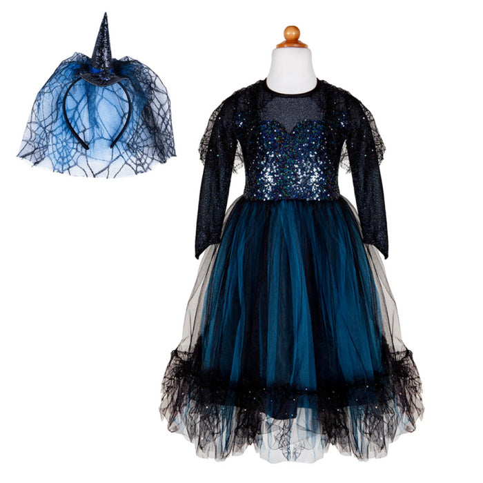 Great Pretenders - Luna the midnight witch Dress-HB SIZE US  3-4