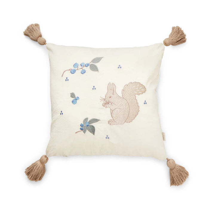 CamCam -Embroidered Cushion - OCS - Blueberry