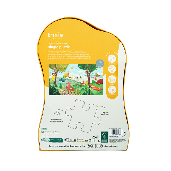Trixie - Vormenpuzzel - Zomerse dag - 35 stuks
