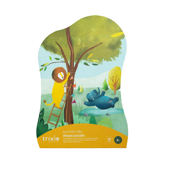 Trixie - Vormenpuzzel - Zomerse dag - 35 stuks