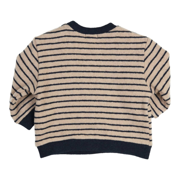 Gymp - Trui Lander - Beige Navy gestreept