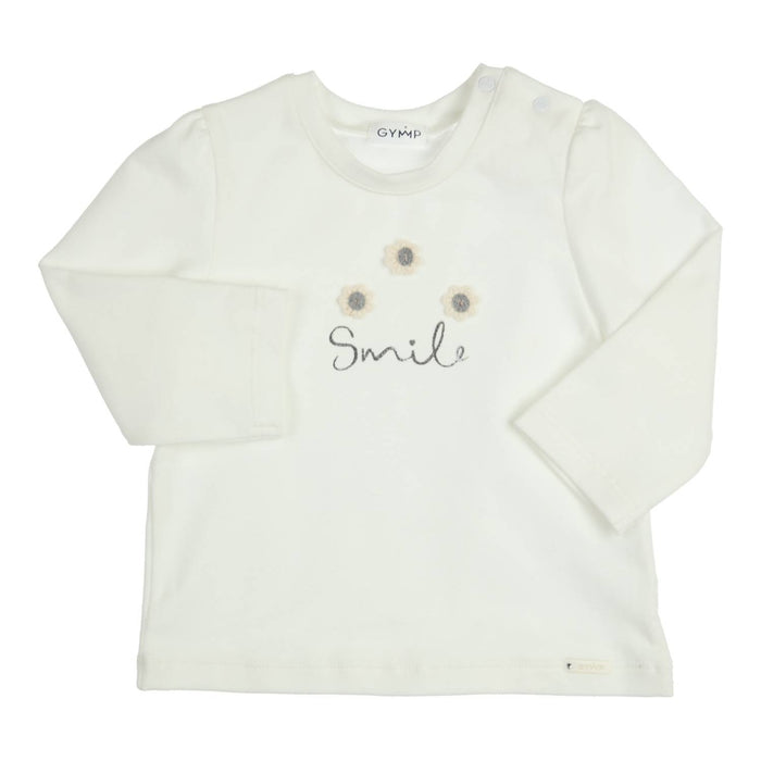 Gymp - T-shirt met lange mouwen Aerodoux Smile - Off White
