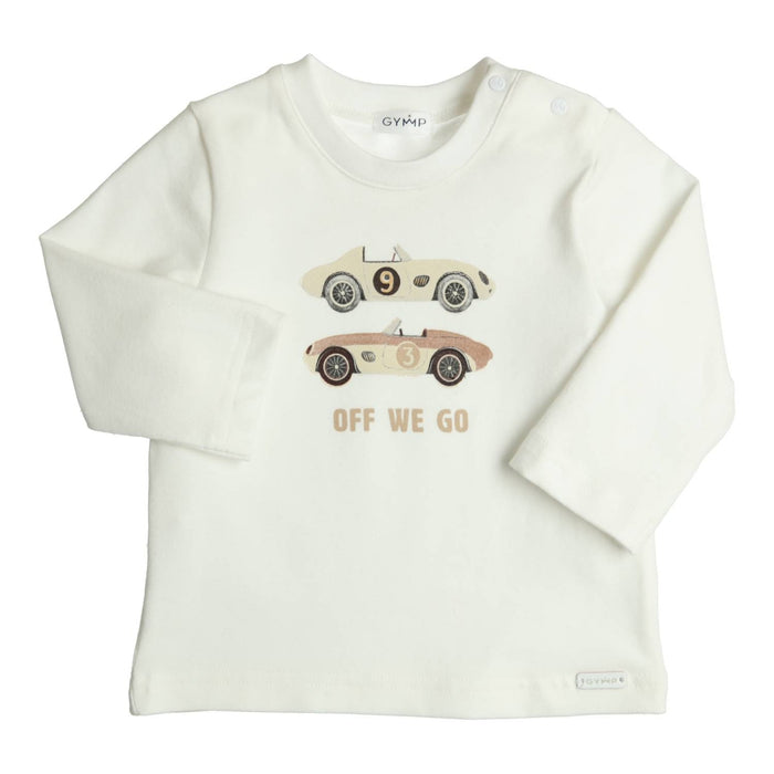 Gymp - T-shirt met lange mouwen Aerodoux Off we go - Off White