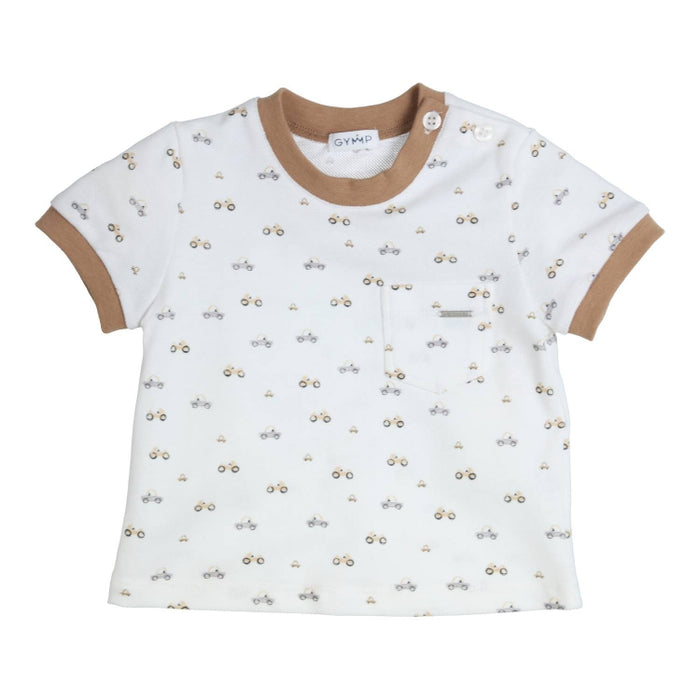 Gymp - T-shirt Smart - White - Beige