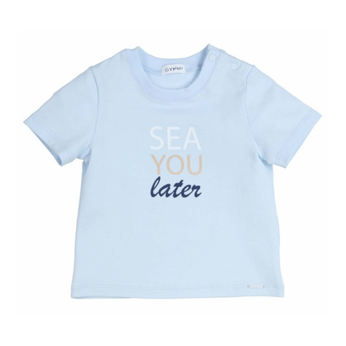 Gymp - T-shirt Aerobic Sea you later - Light Blue