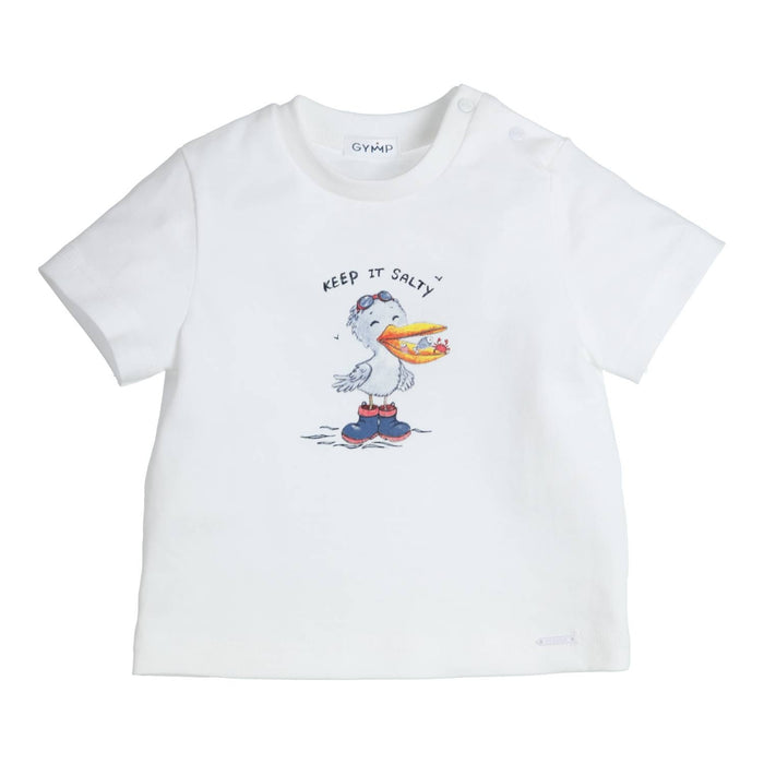 Gymp - T-Shirt - Aerobic Keep It Salty - White