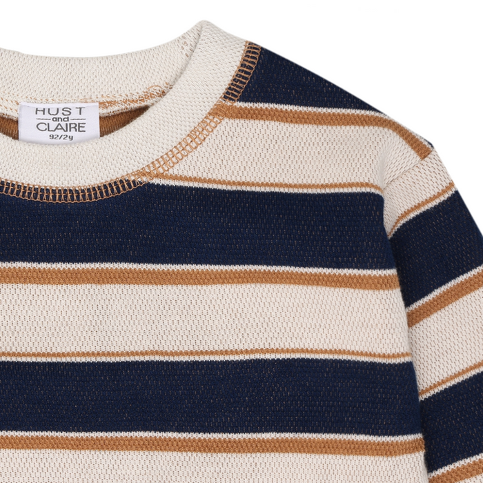 Hust and Claire - Sweater Anton Trails - French Oak