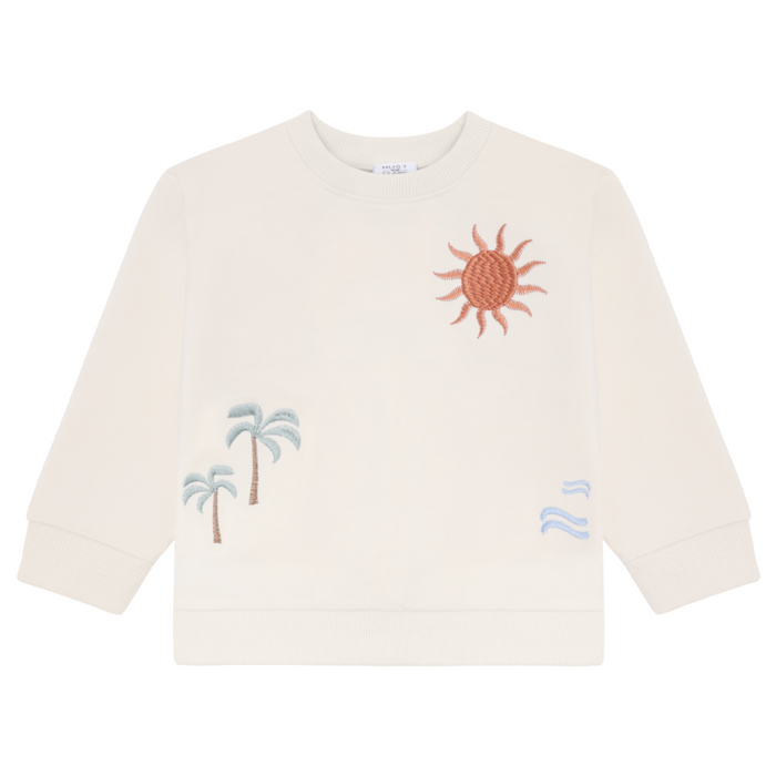 Hust & Claire - Sweater Palms - Sandshell