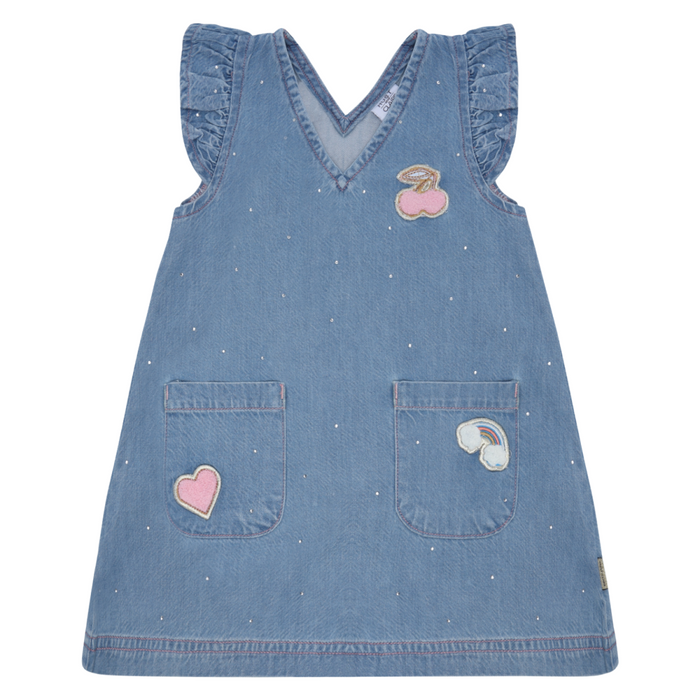 Hust & Claire - Jeanskleedje Sparkling - Denim
