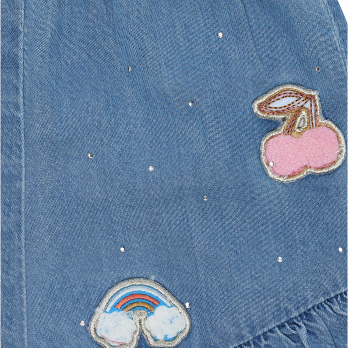 Hust & Claire - Short Jeans Sparkling - Denim