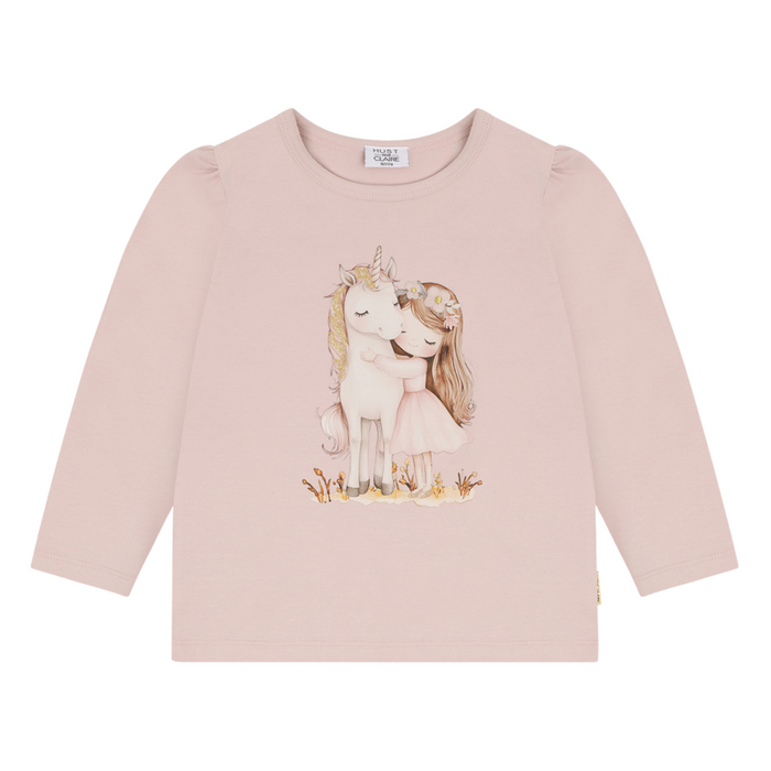 Hust and Claire - T-shirt met lange mouwen Alma Hugs - Hushed pink